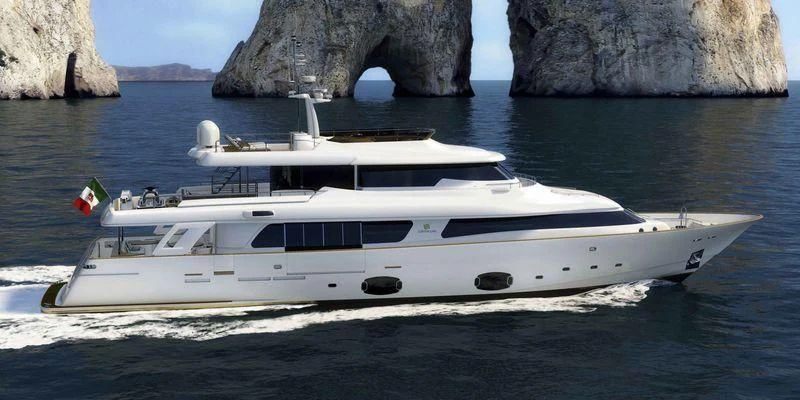 a boat on the water aboard CENTURION Yacht for Sale