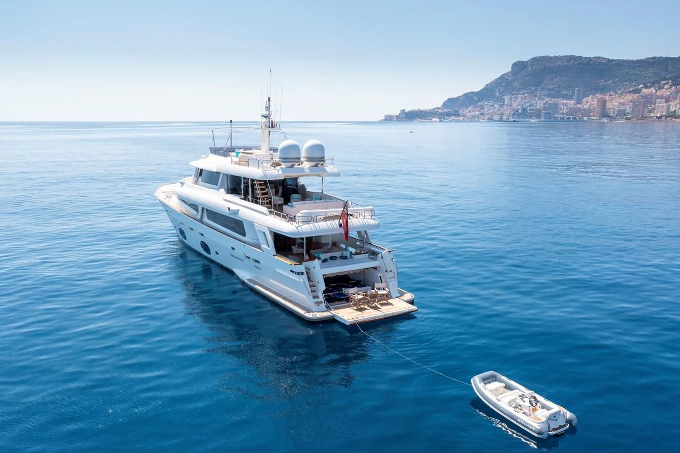 a boat on the water aboard CENTURION Yacht for Sale