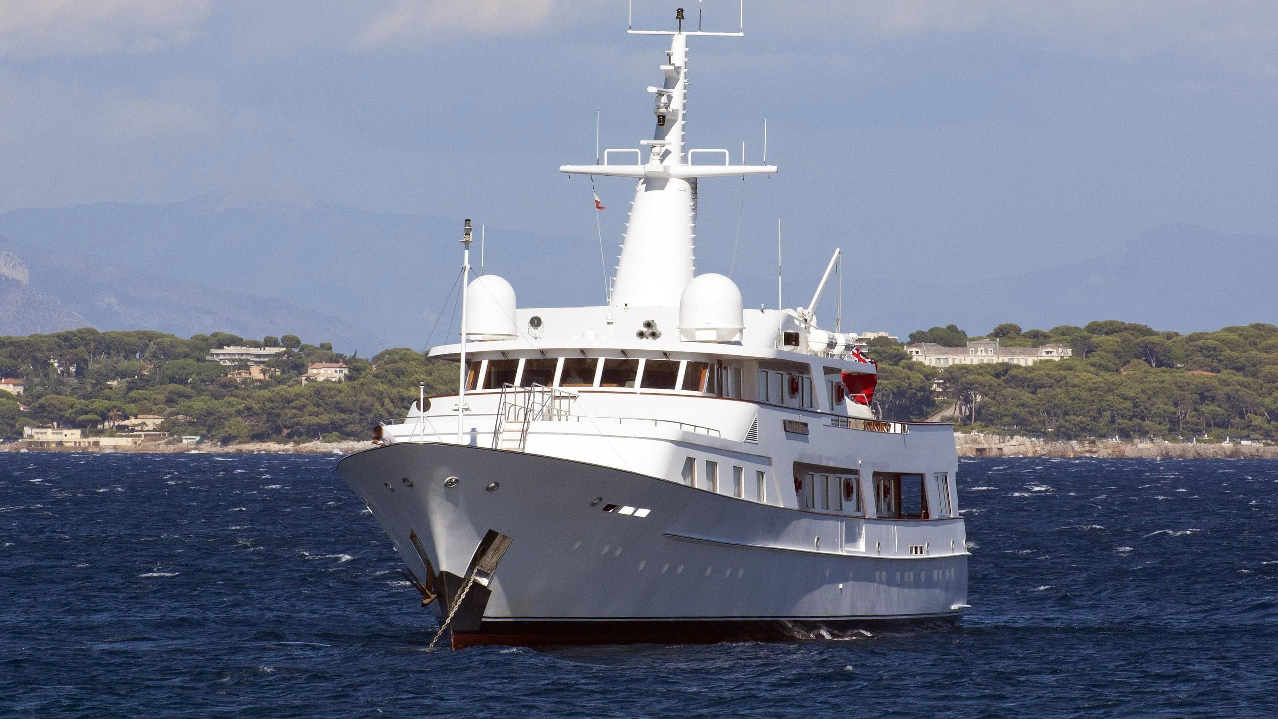 a boat on the water aboard KALINGA Yacht for Sale