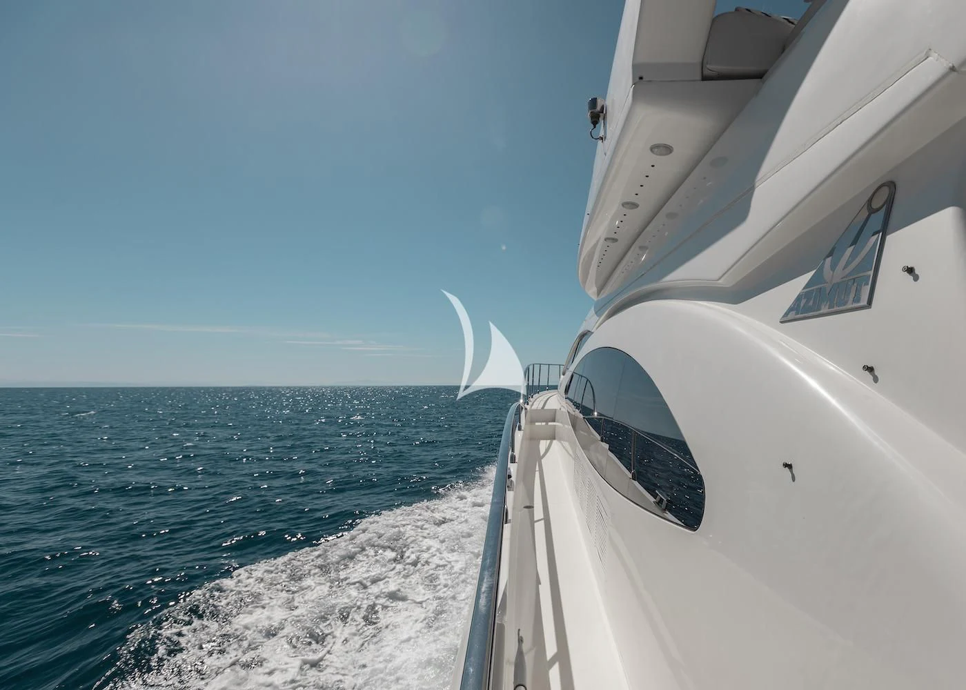 a boat on the water aboard MANU Yacht for Charter