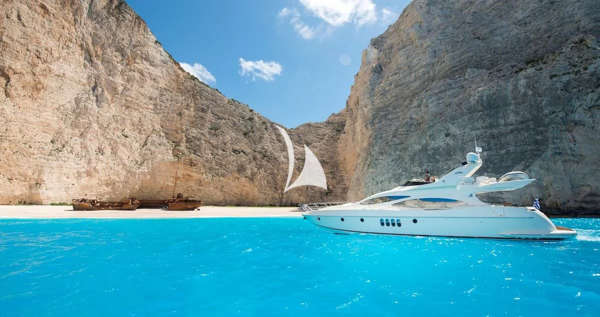 a boat in the water aboard MANU Yacht for Charter