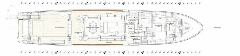 diagram aboard MYKO Yacht for Sale