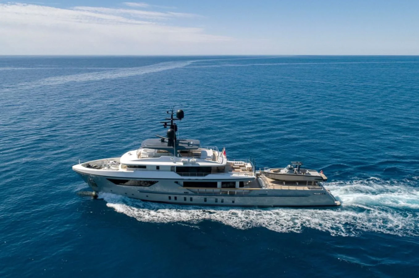 a boat on the water aboard MYKO Yacht for Sale
