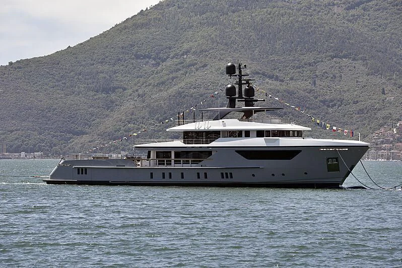 a boat on the water aboard MYKO Yacht for Sale