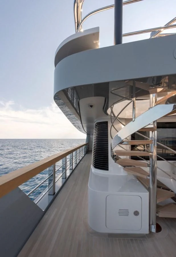 a boat on the water aboard MYKO Yacht for Sale