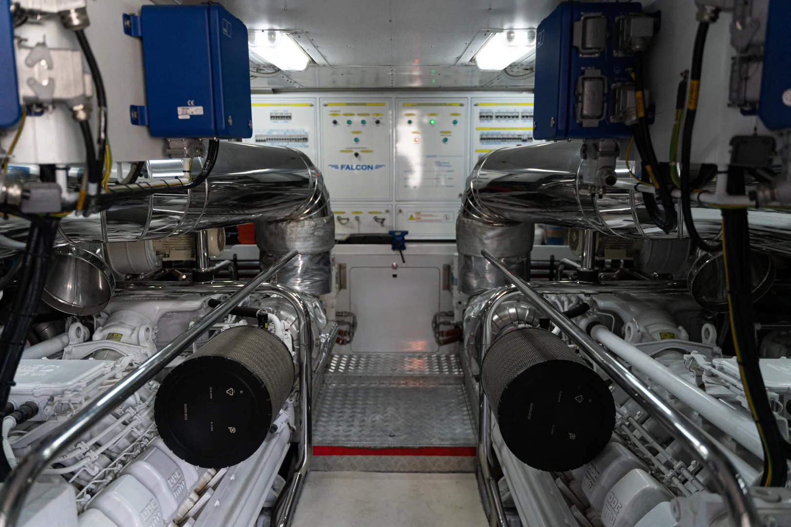 a room with machinery aboard ALPINN Yacht for Sale