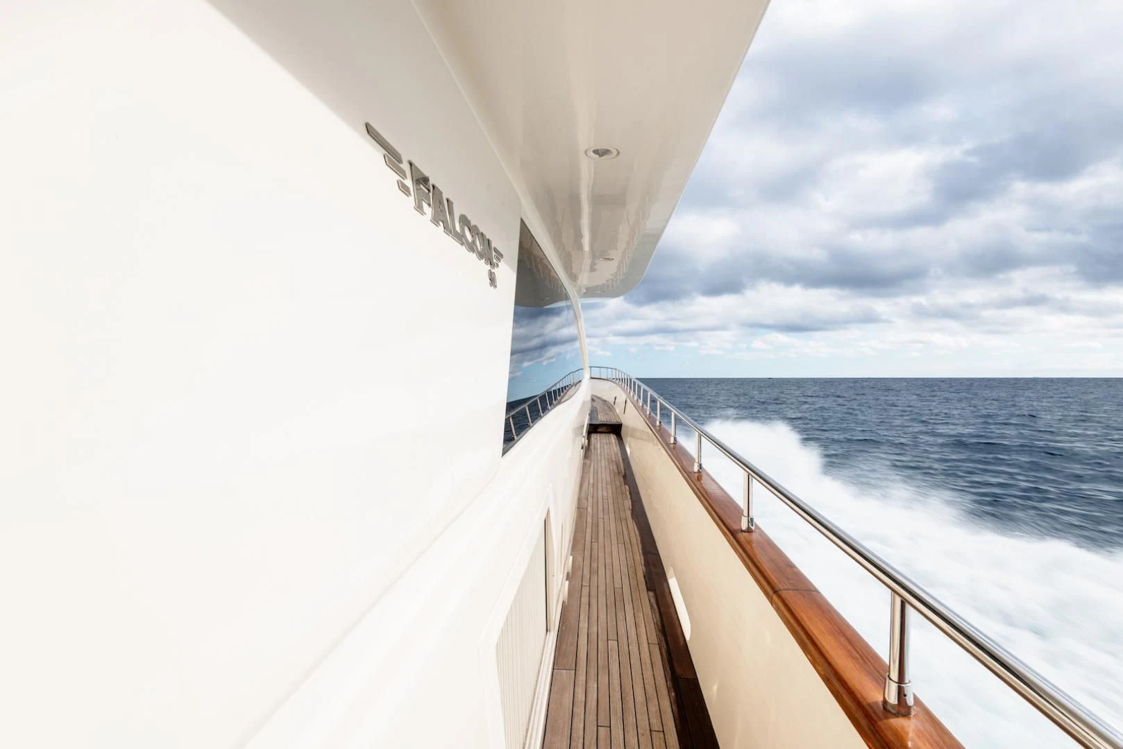 a boat on the water aboard ALPINN Yacht for Sale