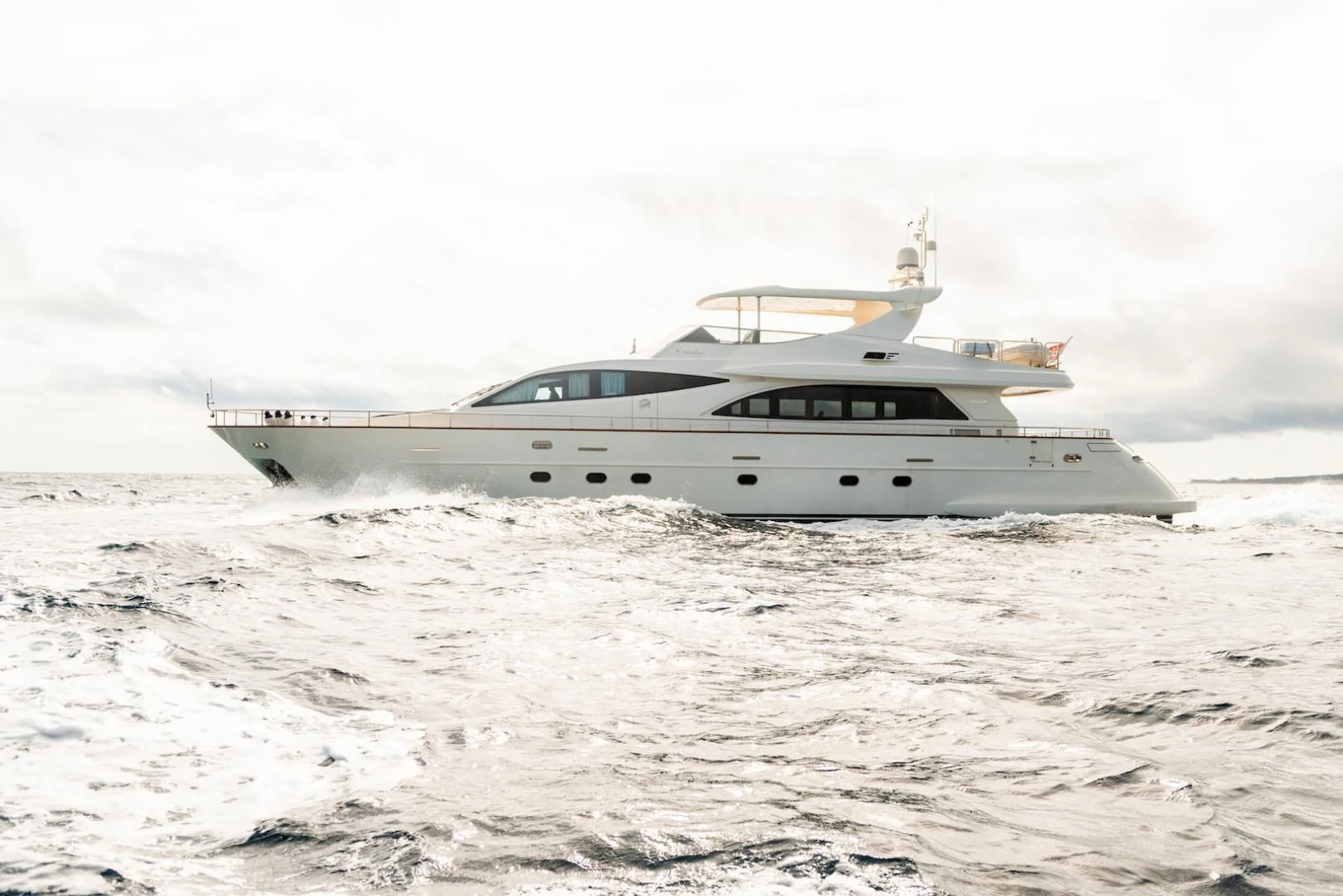 a boat in the water aboard ALPINN Yacht for Sale