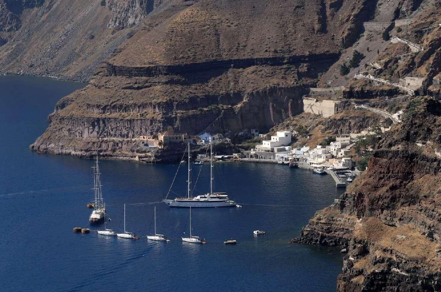 boats in the water aboard PAN ORAMA II Yacht for Sale