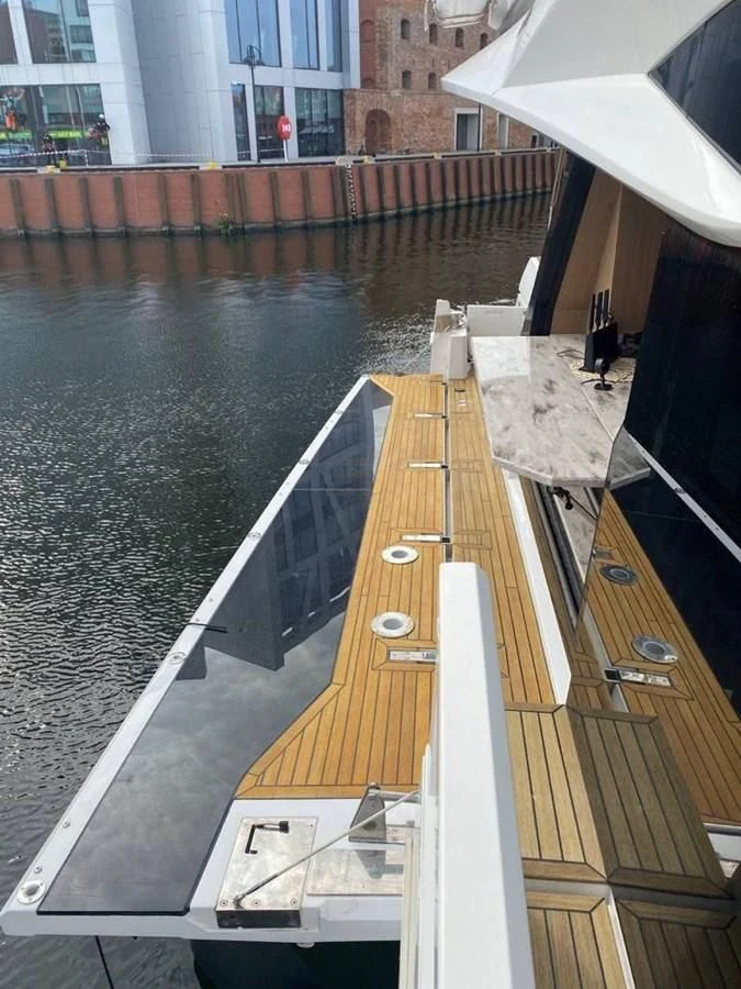 a boat on the water aboard GALEON 640 Yacht for Sale