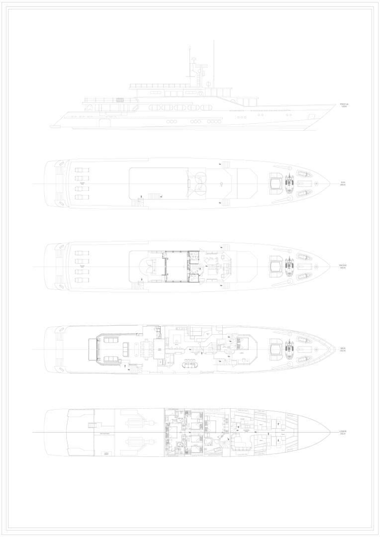 diagram aboard KORU Yacht for Charter