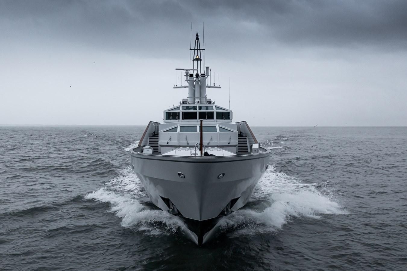 a boat in the water aboard KORU Yacht for Charter