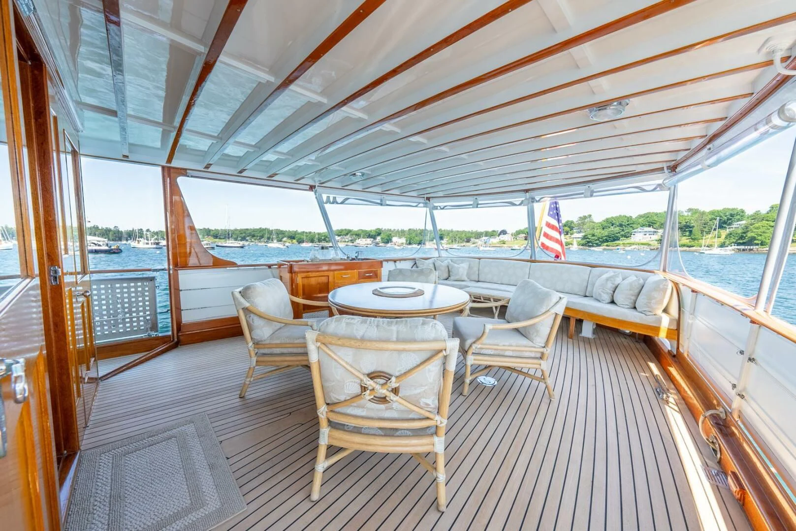 a boat on the water aboard BERNADETTE Yacht for Sale
