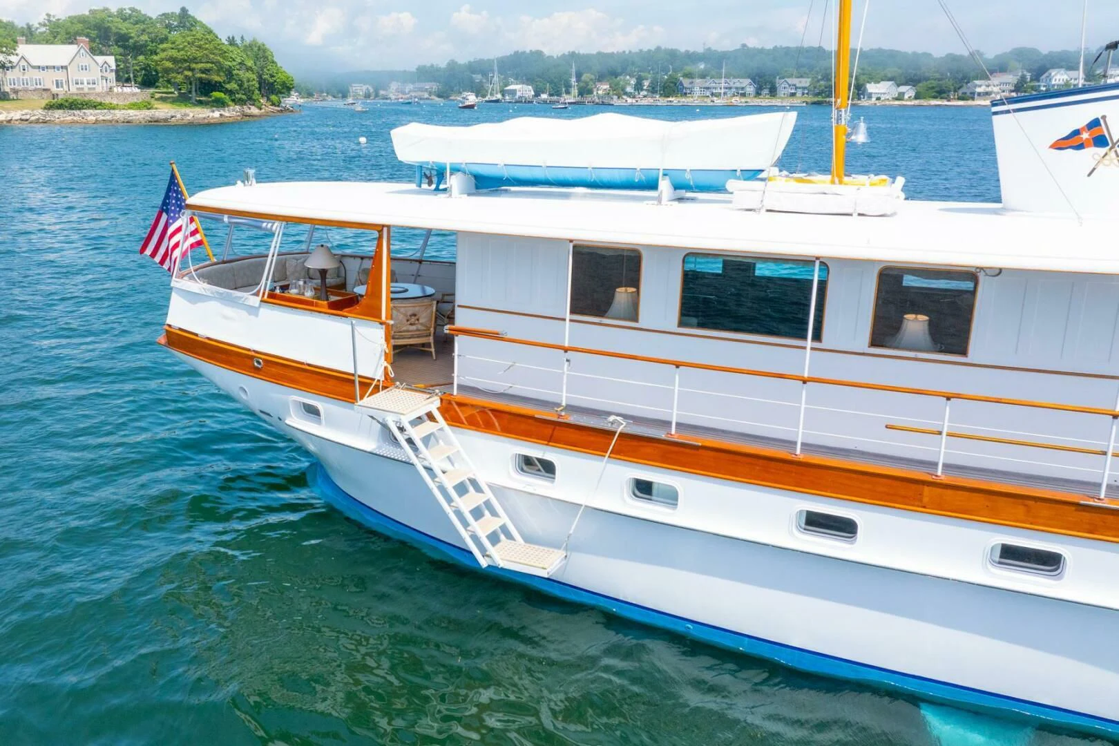 a boat on the water aboard BERNADETTE Yacht for Sale