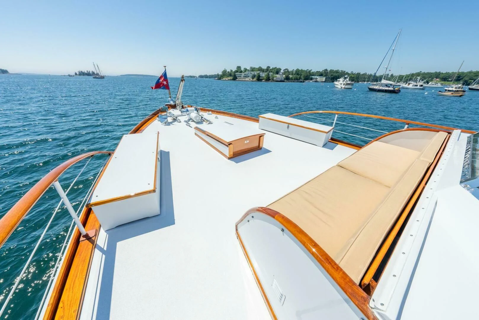 a boat on the water aboard BERNADETTE Yacht for Sale