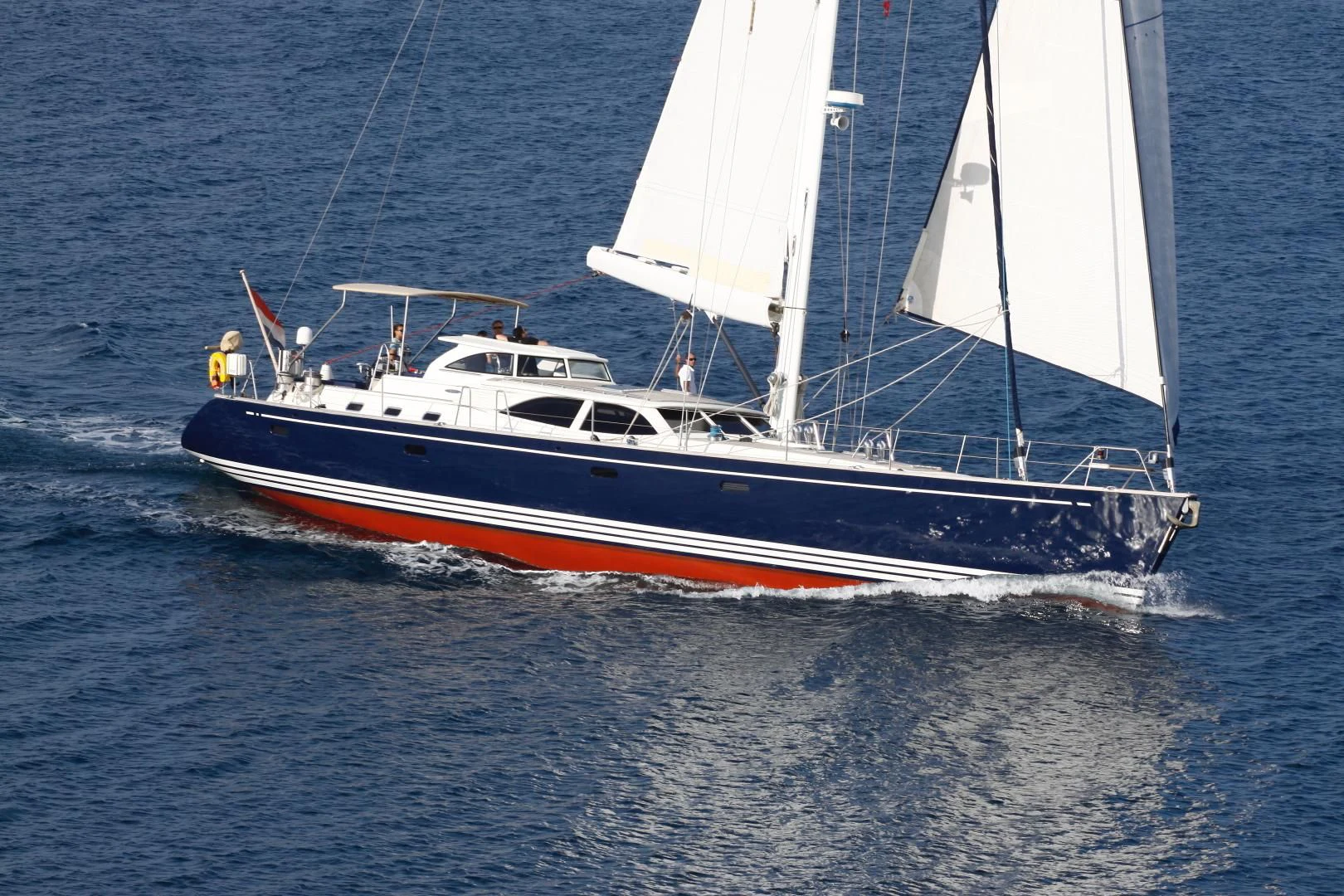 a boat on the water aboard PULSAR II Yacht for Sale