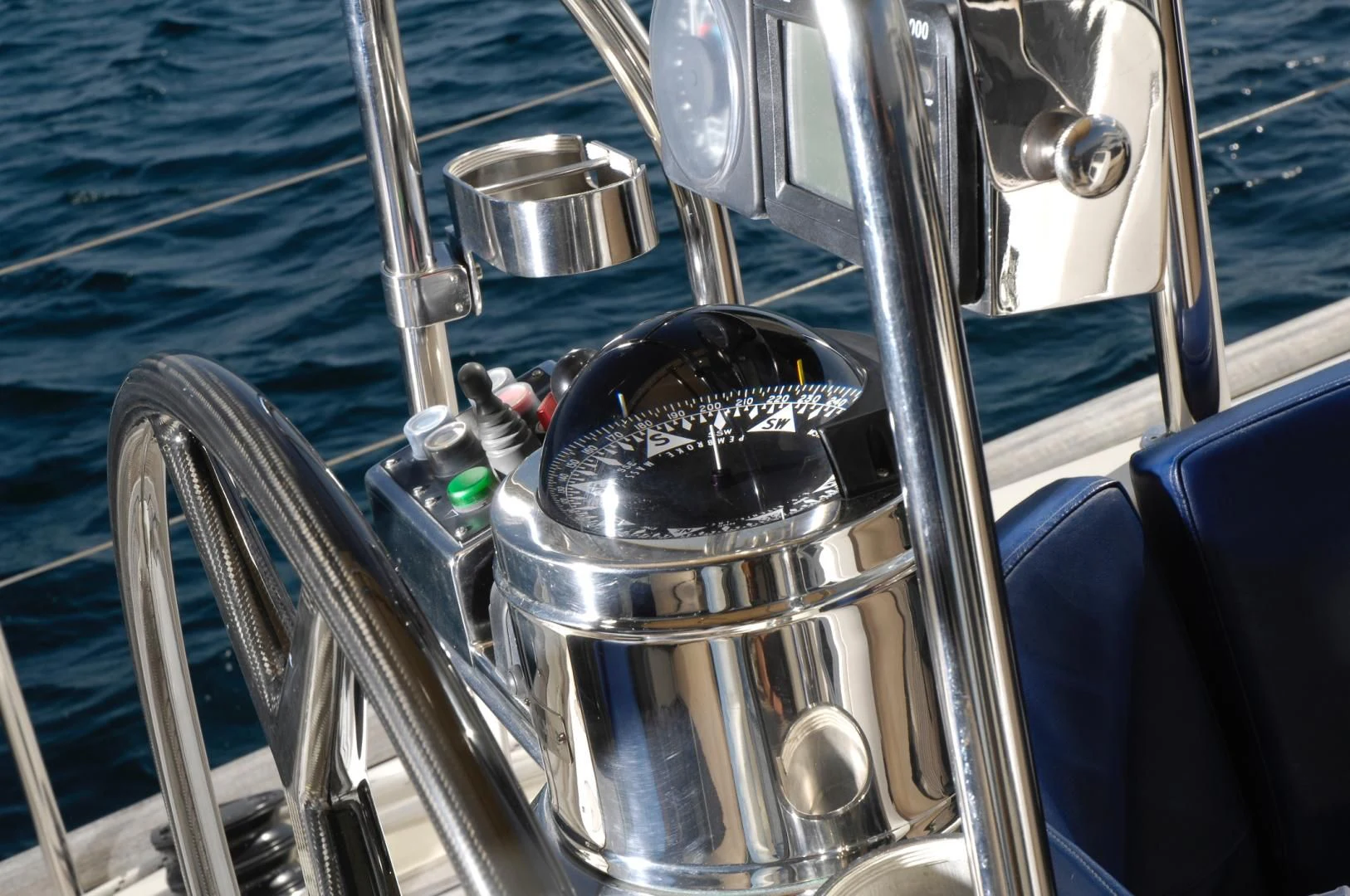 the front of a boat aboard PULSAR II Yacht for Sale