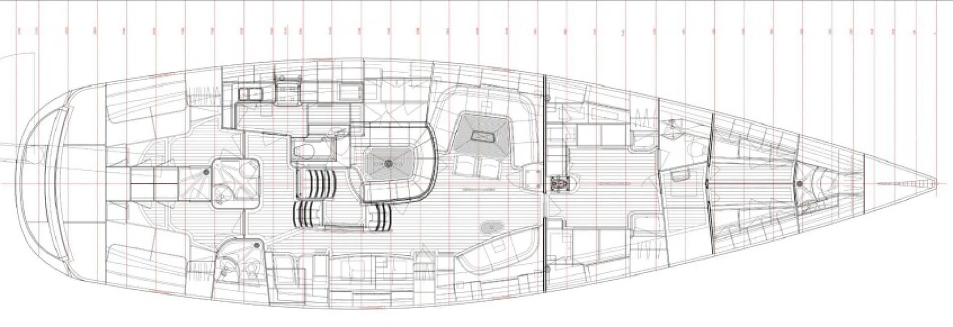 a large group of chairs aboard PULSAR II Yacht for Sale