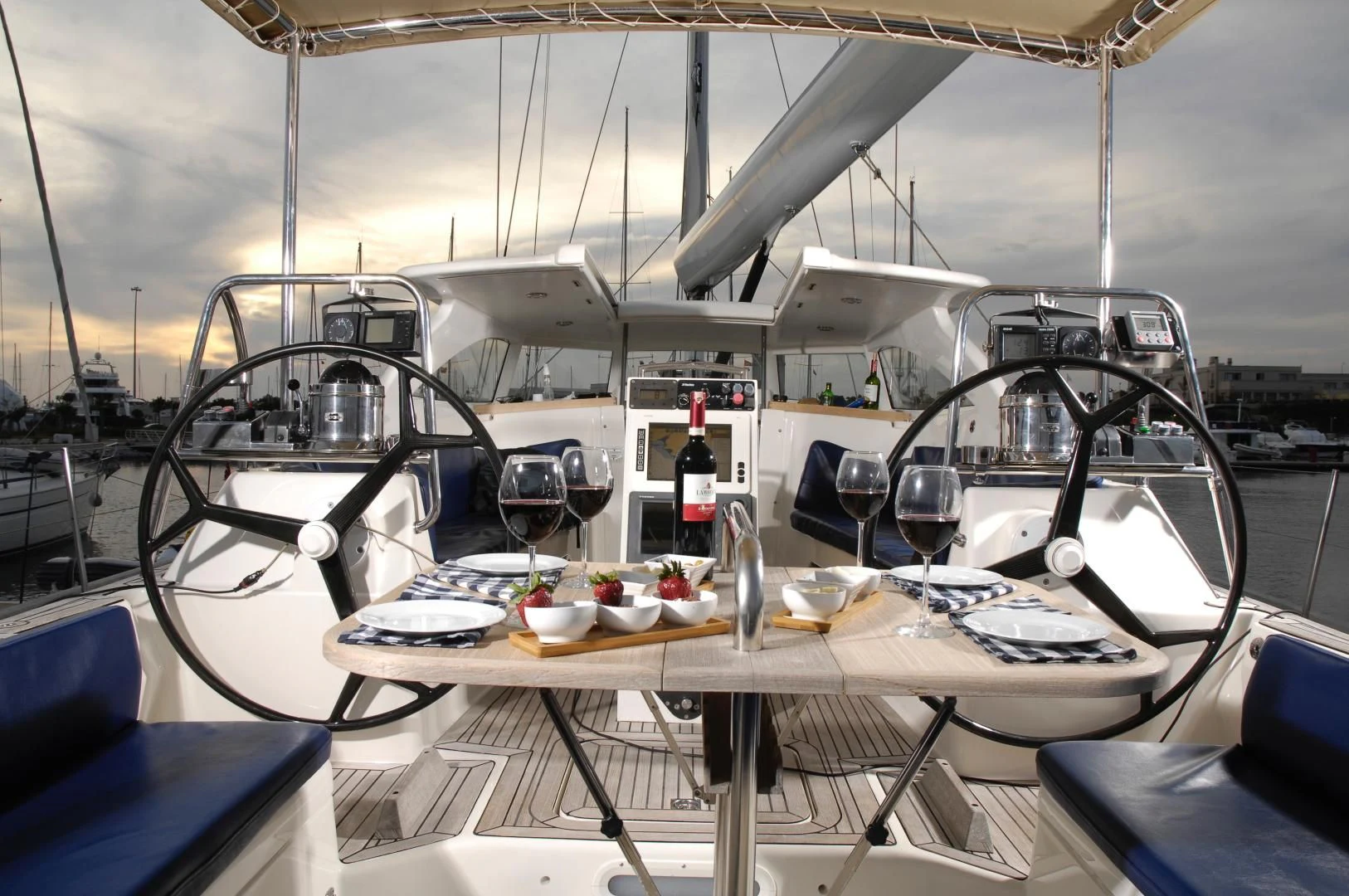 a large room with a machine aboard PULSAR II Yacht for Sale