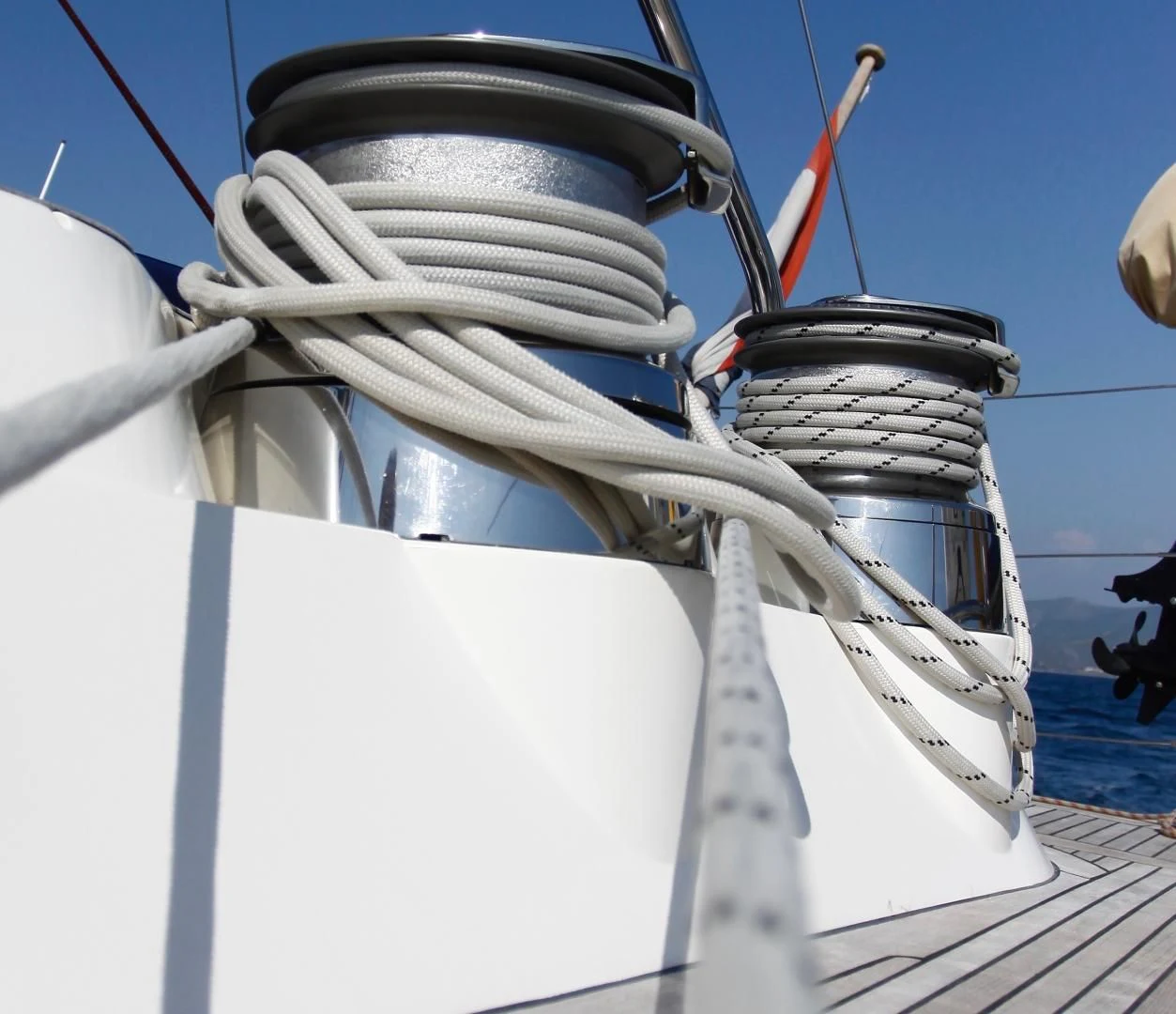 a close-up of a boat aboard PULSAR II Yacht for Sale