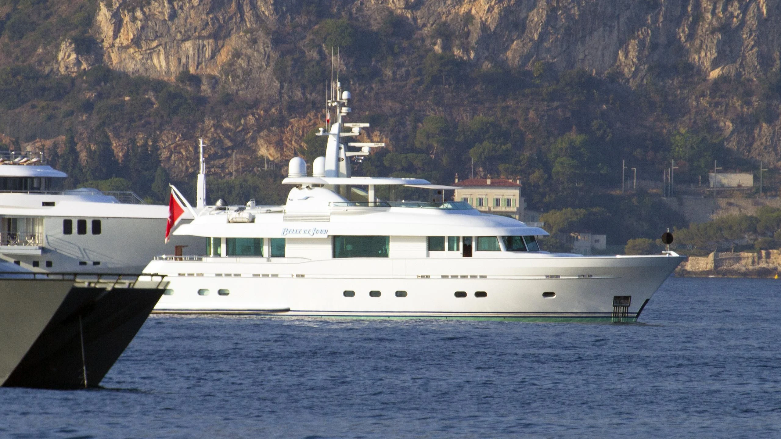 a couple of boats in the water aboard BELLE DE JOUR Yacht for Sale