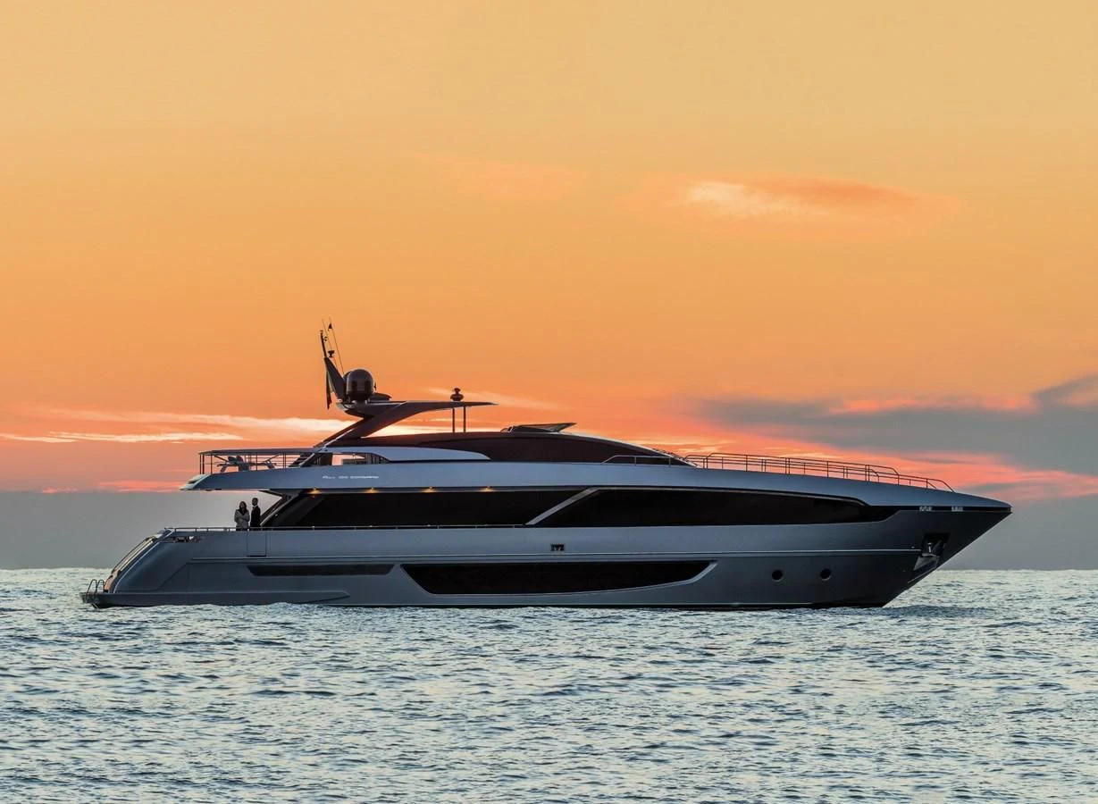 a boat in the water aboard BESO Yacht for Sale