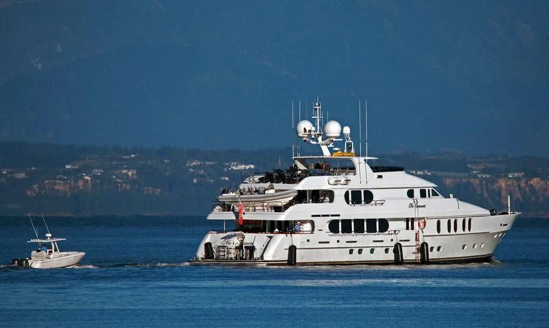 a boat in the water aboard NO COMMENT Yacht for Sale