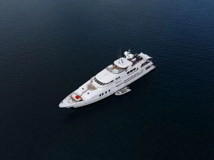 a boat in the water aboard NO COMMENT Yacht for Sale