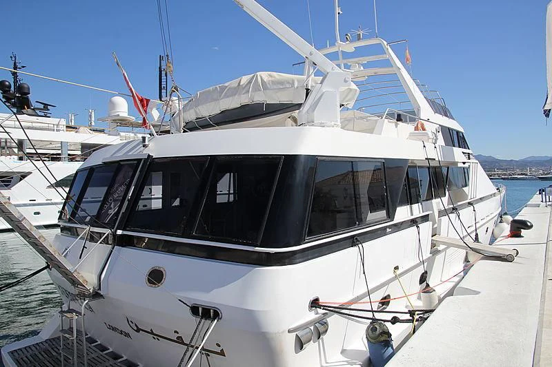 a boat on the water aboard NEEVEEN Yacht for Sale