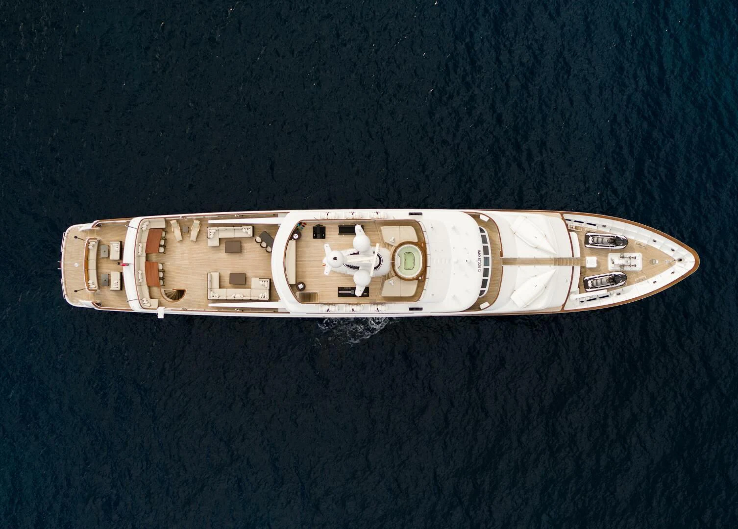 a gold metal object aboard MIRAGE Yacht for Sale