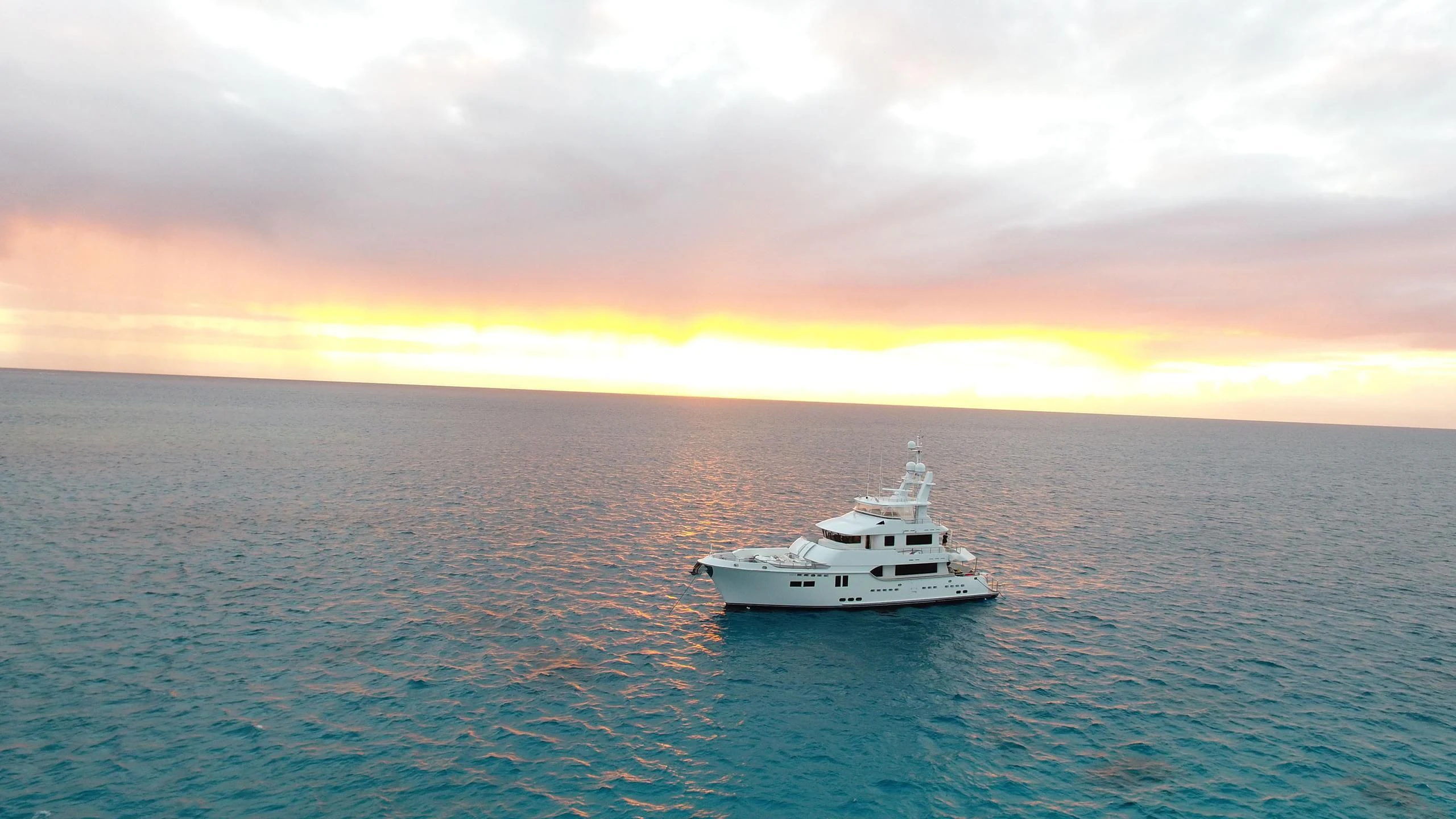 a boat in the water aboard SALVATORE II Yacht for Sale