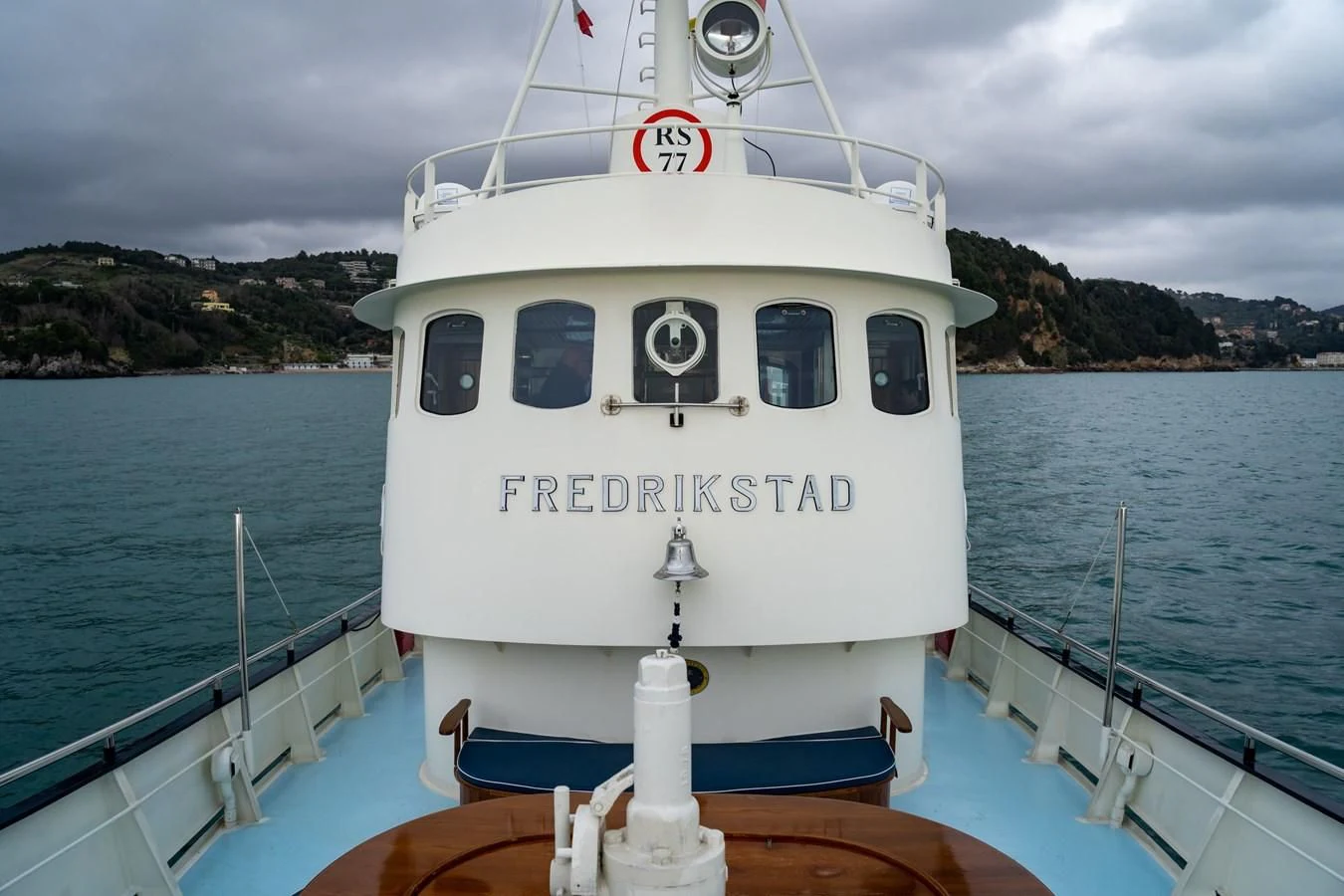 a boat on the water aboard FREDRIKSTAD Yacht for Sale