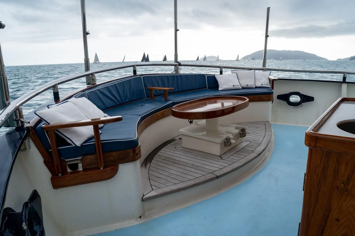 a boat on the water aboard FREDRIKSTAD Yacht for Sale