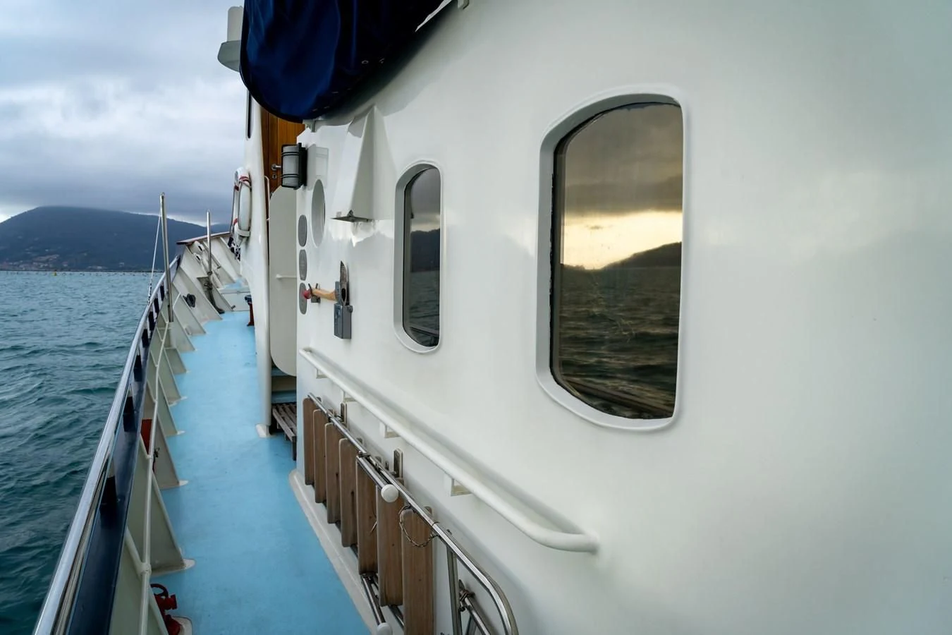a boat on the water aboard FREDRIKSTAD Yacht for Sale
