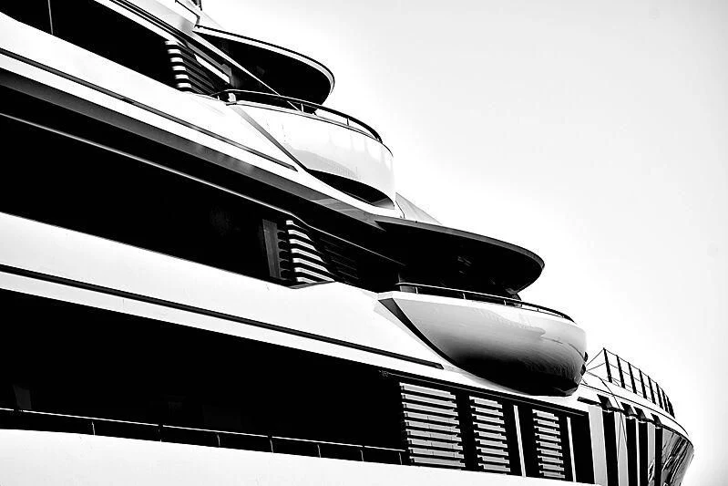a close-up of a car aboard ROE Yacht for Sale