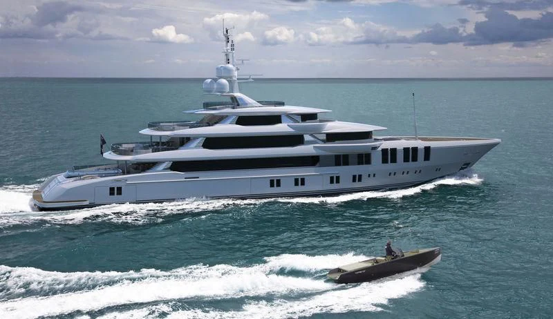 a boat on the water aboard ROE Yacht for Sale