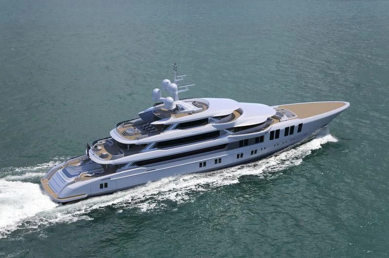 a boat in the water aboard ROE Yacht for Sale