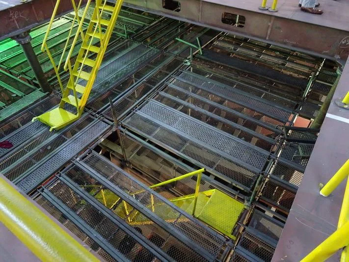 a close-up of a factory aboard ROE Yacht for Sale