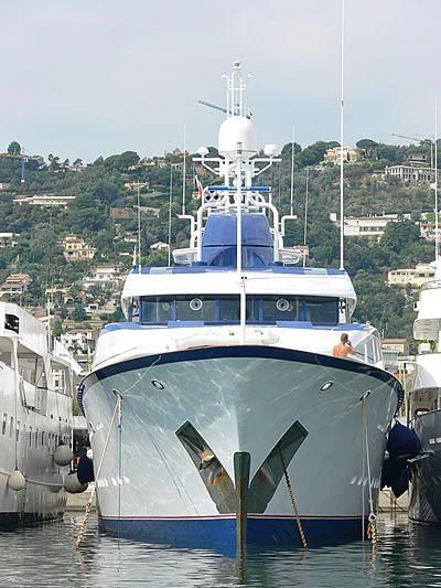 a boat in the water aboard CLEOPATRA Yacht for Sale