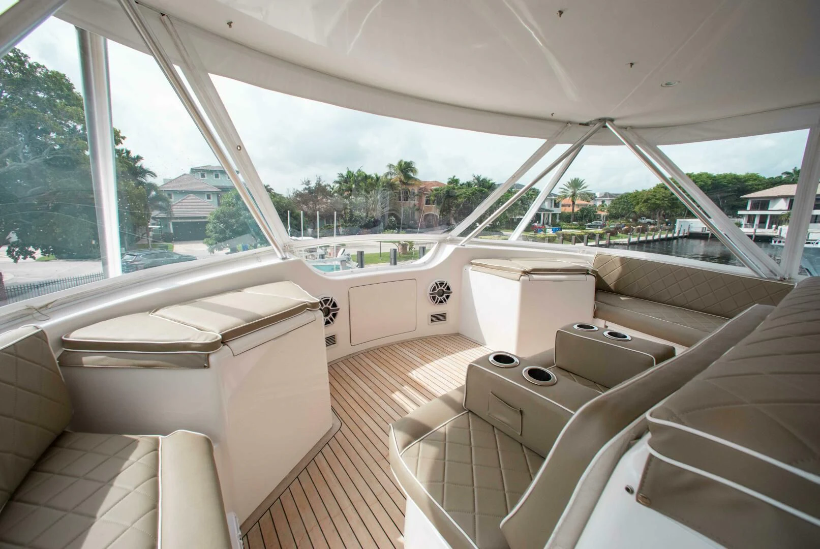 inside of a vehicle aboard CURIOUS GEORGE Yacht for Sale