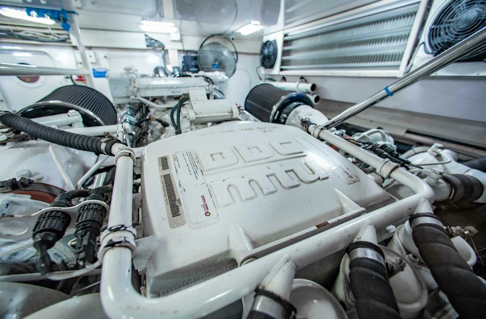 a close-up of a machine aboard CURIOUS GEORGE Yacht for Sale