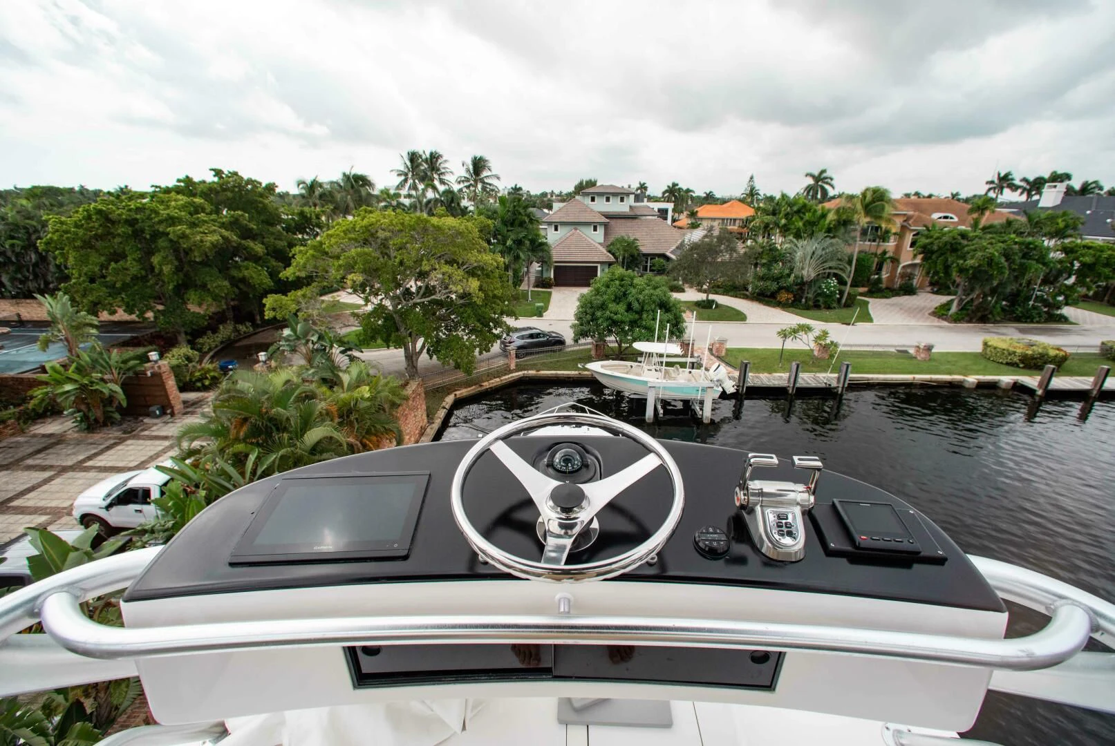 the inside of a boat aboard CURIOUS GEORGE Yacht for Sale