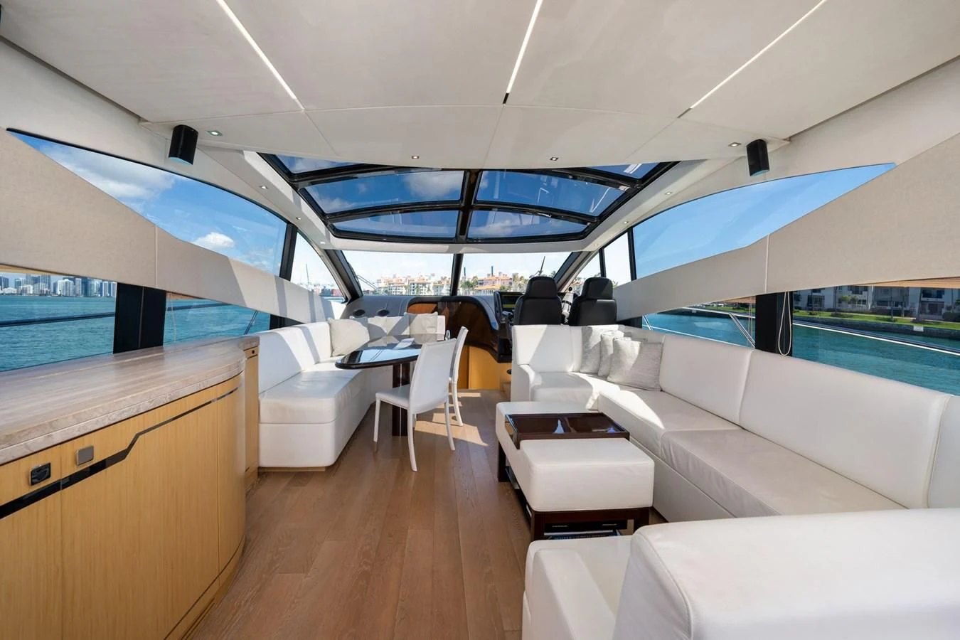 inside of a boat aboard SUNSEEKER PREDATOR 68 Yacht for Sale