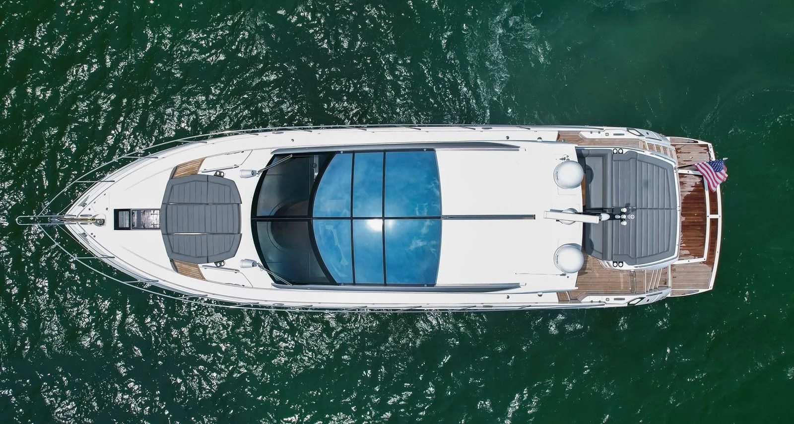 a model of a space ship aboard SUNSEEKER PREDATOR 68 Yacht for Sale