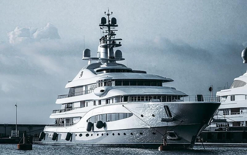 a large white ship aboard MAYAN QUEEN IV Yacht for Sale