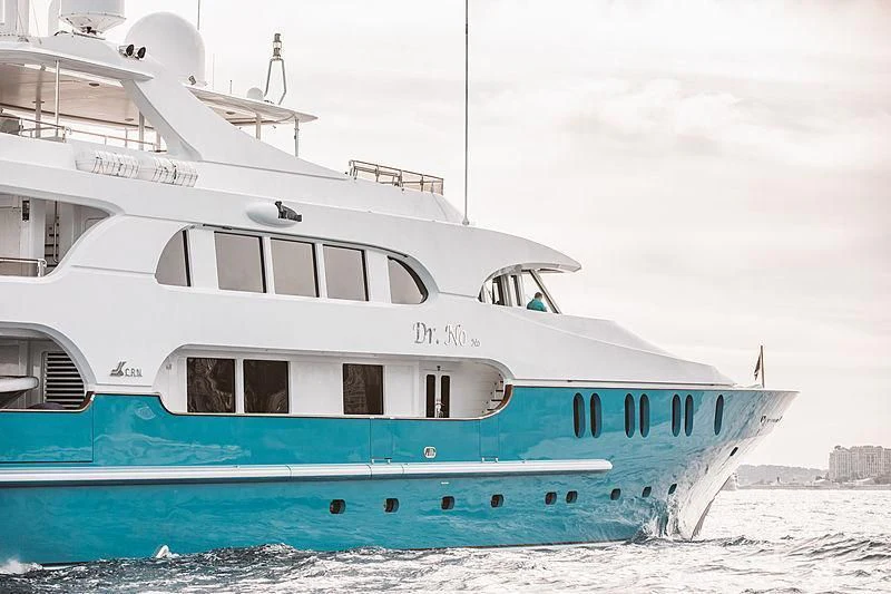 a boat on the water aboard AQUA MARE Yacht for Sale
