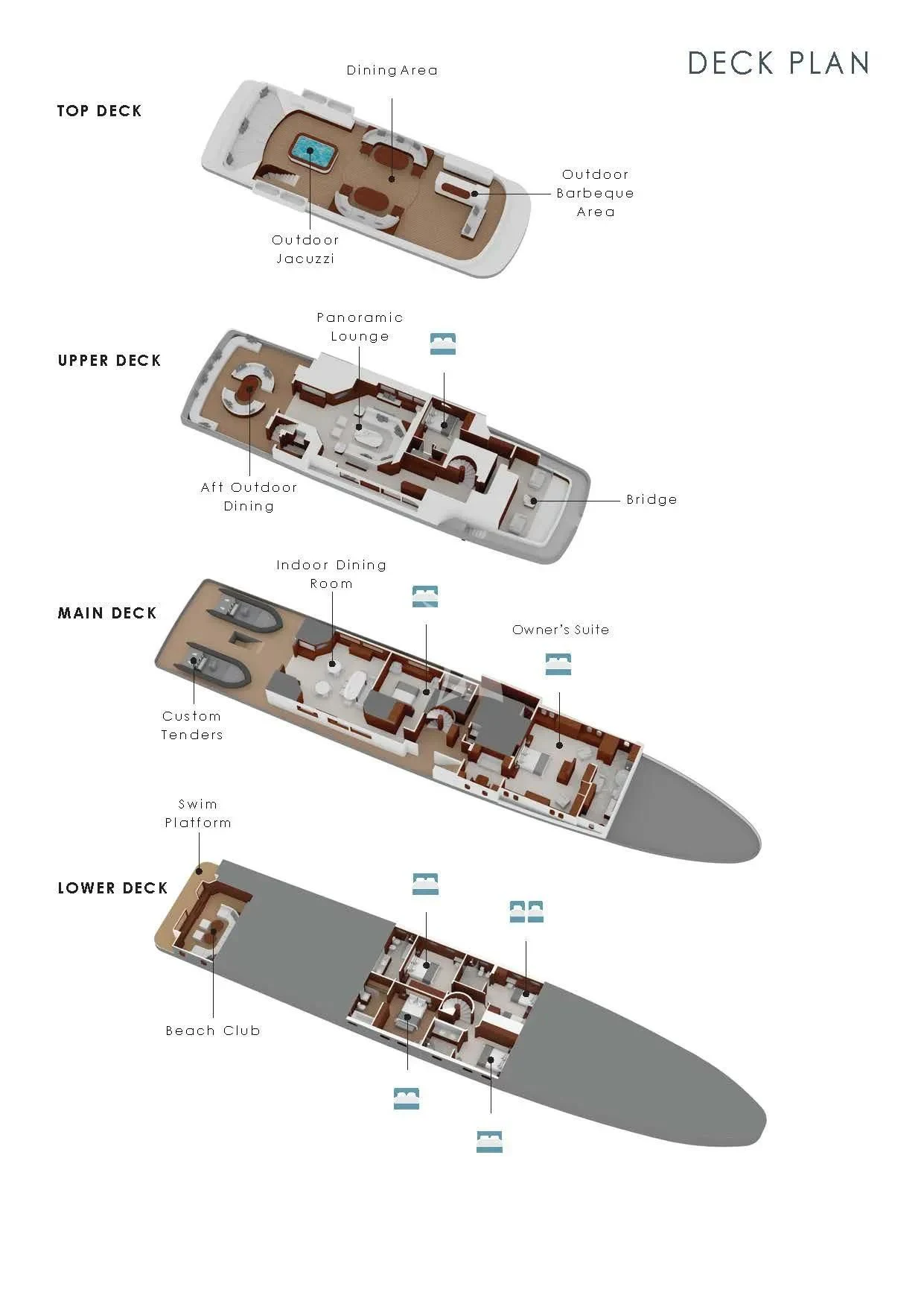 schematic aboard AQUA MARE Yacht for Sale