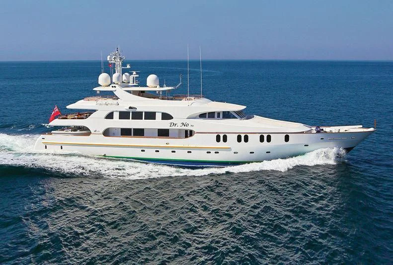 a boat on the water aboard AQUA MARE Yacht for Sale