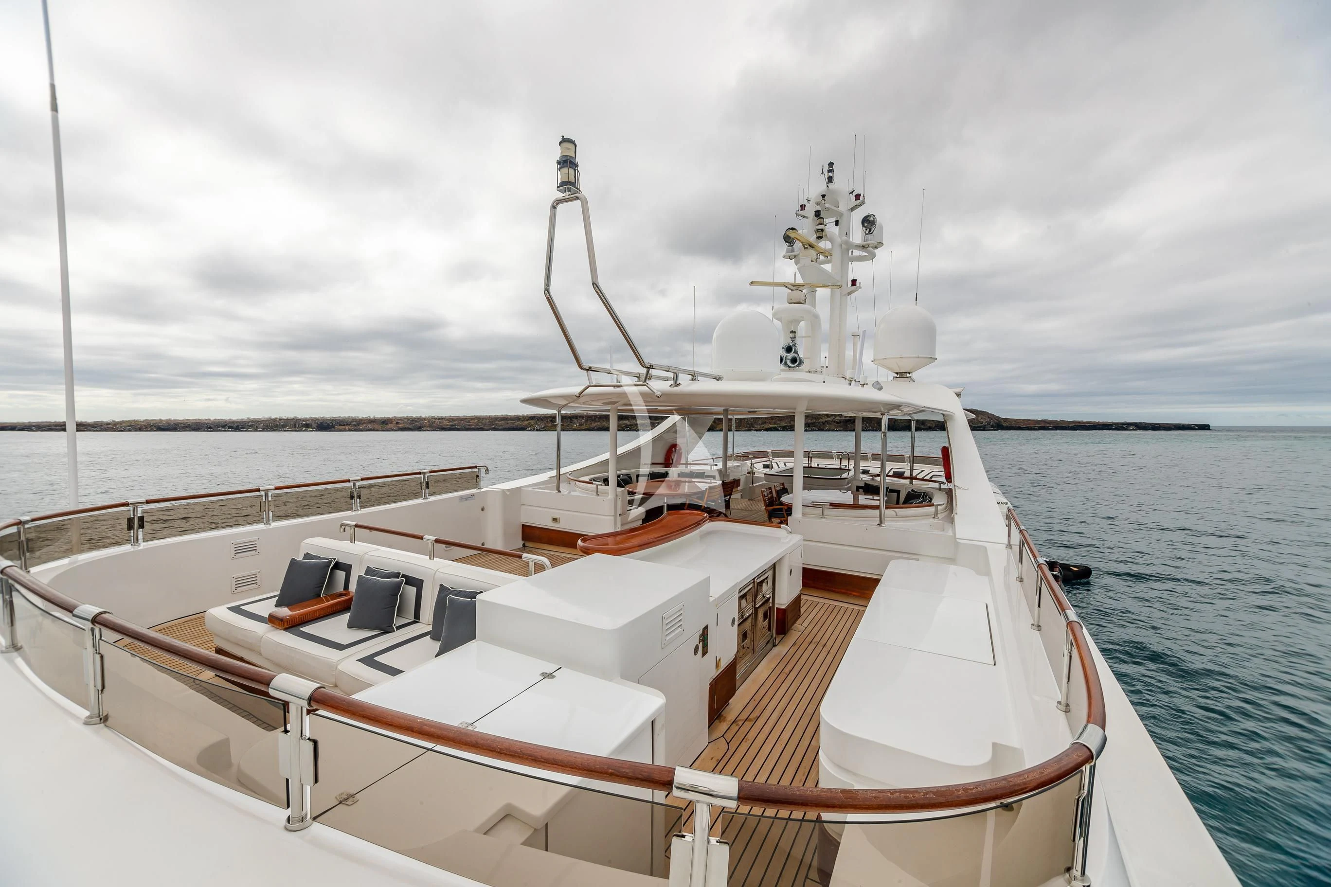a boat on the water aboard AQUA MARE Yacht for Sale