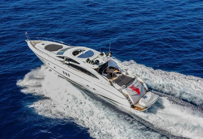 a boat on the water aboard PHOENIX Yacht for Sale